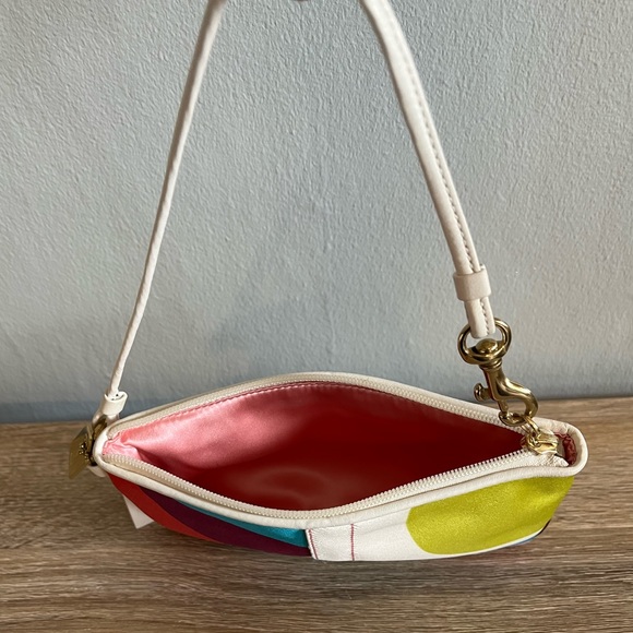 Coach Scarf Print Wristlet - Picture 4 of 4